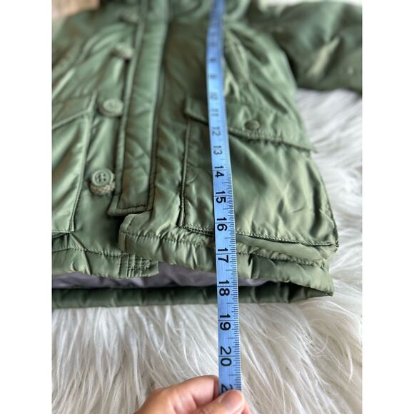 Gap Toddler Baby‎ Coldcontrol Max Hooded Parka Jacket Olive Green Size 2 Years - Picture 7 of 10
